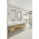 Ver imagem 3 de Porta Sabonete Saboneteira Banheiro em Aço Inox Black Matte Preto Fosco Stainless