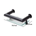 Ver imagem 6 de Porta Sabonete Saboneteira Banheiro em Aço Inox Black Matte Preto Fosco Stainless