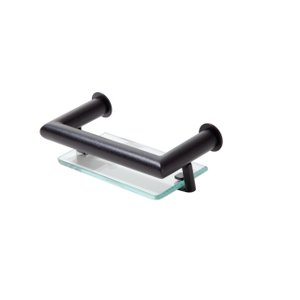 Porta Sabonete Saboneteira Banheiro em Aço Inox Black Matte Preto Fosco Stainless