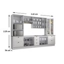 Ver imagem 3 de Cozinha Modulada Henn Americana 8 Peças (2 Armários + 2 Balcões + 2 Paneleiros + 2 Complementos) C8P