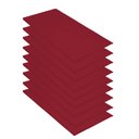 Ver imagem 3 de Kit 9 Colchonete Ginastica Academia Creche Yoga Fitness 95X59X3 Courino Vermelho - D A DECOR