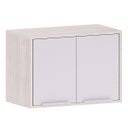 Ver imagem 1 de Armário Aéreo Geladeira 60 Cm 2 Portas Atenas Cinza Cristal