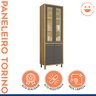 Armário Paneleiro 4 Portas com Vidro Torino - 3