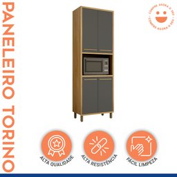 Armário Paneleiro 4 Portas com Nicho Torino - 2