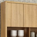 Ver mais imagens de Armário Aéreo para Cozinha 120cm 3 Portas Ripado Torino