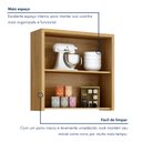 Ver imagem 5 de Armário Aéreo para Cozinha 80cm 2 Portas Ripado Torino