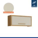 Ver imagem 5 de Armário Aéreo para Cozinha 1 Porta Geladeira Torino Bege/Cinamomo/Off White