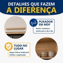 Ver imagem 3 de Armário Aéreo para Cozinha 1 Porta Geladeira Torino Bege/Cinamomo/Off White