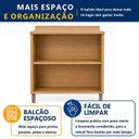 Ver imagem 5 de Balcão para Cozinha 2 Portas 80cm Torino Bege/Cinamomo/Off White