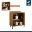 Ver imagem 6 de Balcão para Cozinha 2 Portas 80cm Torino Bege/Cinamomo/Off White