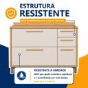 Ver imagem 7 de Balcão para Cozinha 3 Portas 2 Gavetas 120cm Torino Bege/Cinamomo/Off White