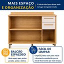 Ver imagem 6 de Balcão para Cozinha 3 Portas 2 Gavetas 120cm Torino Bege/Cinamomo/Off White
