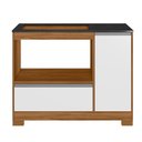 Ver imagem 4 de Balcão Cooktop Nt3050 Freijó/branco Notável Móveis