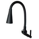 Ver imagem 2 de Torneira Preta Gourmet Parede Abs Jato Duplo Tudo Silicone