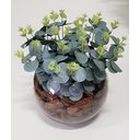Ver imagem 1 de Arranjo Buque de Flor Eucalipto Verde Artificial