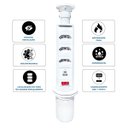 Ver imagem 3 de Tomada Retrátil de Embutir com 3 Conexões e Entradas Usb Push To Open B-max