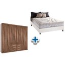 Ver imagem 1 de Cama Box Casal + Colchão American Herval + Guarda Roupa Master 8.6 Demolição