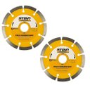 Ver imagem 1 de 2 Peças Disco Diamantado Corte Seco 110mm Segmentado Stein