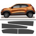 Ver imagem 1 de Adesivo Faixa Lateral Renault Kwid 2017 a 2022 Chumbo Teu Adesivo Cinza