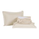 Ver imagem 1 de Kit Cobre Leito + Jogo de Cama Premier Queen 7 Peças Hipercal 200 Fios 80% Algodão, 20% Poliéster