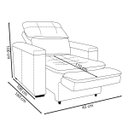 Ver imagem 7 de Poltrona do Papai Confortável Retrátil Reclinável Suede Srj:cinza