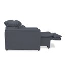 Ver imagem 4 de Poltrona do Papai Confortável Retrátil Reclinável Suede Srj:cinza