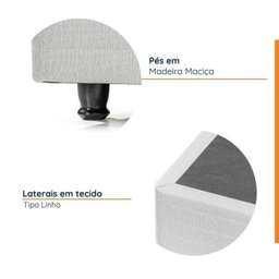 Conjunto Base Box Solteiro e Colchão Comfort CabeCasa MadeiraMadeira - 9