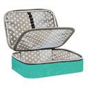 Ver imagem 3 de Estojo Escolar Infantil Box Lux 767078 Verde Turquesa - Tend
