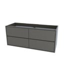 Ver imagem 2 de Gabinete Suspenso para Banheiro 120cm 4 Gavetas Marselha