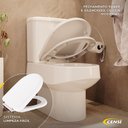 Ver imagem 3 de Assento Sanitário Soft Close Carrara Branco 7625censi