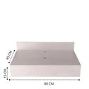 Ver imagem 3 de Bancada em Porcelanato para Banheiro 90 cm Bless Para Cuba de Apoio