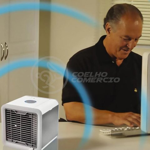 Mini Ar Condicionado Climatizador Humidificador Portátil Arctic Air Cooler 3 Velocidades