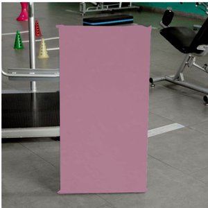Kit 5 Colchonete Ginastica Academia Creche Yoga Fitness 95X59X3 Courino Rosa - D A DECOR