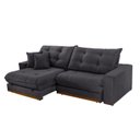 Ver imagem 5 de Sofá Retrátil 3 Lugares 250cm Linho Belize