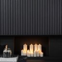 Ver mais imagens de Painel Ripado Externo de Madeira Ecológica 290cm x 21,90cm Cada Barra Equivale a 0,63m² Formaco Decor Preto