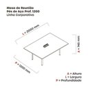 Ver imagem 3 de Mesa Reunião 200cm X 120cm Mrcpb2012