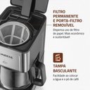 Ver imagem 4 de Cafeteira Elétrica Dolce Arome Mondial 550w Preta 127v - C-43-20x-si