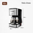 Ver imagem 5 de Cafeteira Elétrica Dolce Arome Mondial 550w Preta 127v - C-43-20x-si
