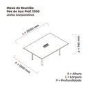 Ver imagem 3 de Mesa Reunião 200cm X 120cm Mrcpb2012