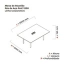 Ver imagem 3 de Mesa Reunião 200cm X 120cm Mrcpb2012