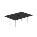 Ver imagem 1 de Mesa Reunião 200cm x 120cm MRCPB2012 Preto/Branco