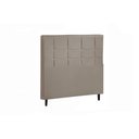 Ver imagem 1 de Cabeceira Para Cama Box Bari Solteiro 0,90cm Suede Bege - FdECOR