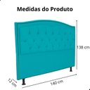 Ver imagem 6 de Kit Cabeceira e Calçadeira com Baú 140 Cm King Casal Diana Suede