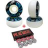 Roda Kronik 51mm 98A + Rolamento Red Bones - 1