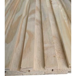 Painel Ripado de Madeira Maciça com Encaixe Macho e Fêmea Réguas 100x3,5 Cm Neonx M²:eucalipto - 9