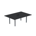 Ver imagem 1 de Mesa Reunião 200cm x 140cm MRCPB2014 Preto/Grafito