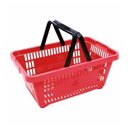 Ver imagem 1 de Cesto de Supermercado Vermelho Ms13 Fundo Vazado - Mercoplasa