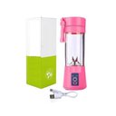 Ver imagem 2 de Mini Liquidificador Portátil Pratico 6 Lâminas - Rosa