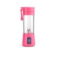 Ver imagem 1 de Mini Liquidificador Portátil Pratico 6 Lâminas - Rosa
