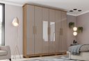 Ver imagem 1 de Guarda-Roupa Casal Cover Henn 6 Portas 3 Gavetas